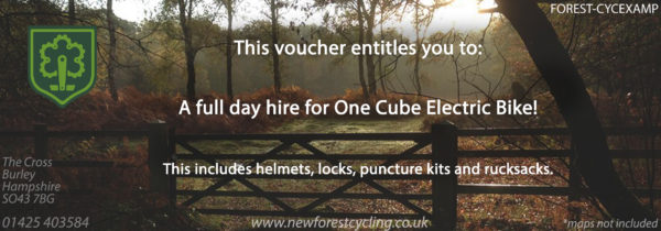 Electric Bike Hire Gift Voucher